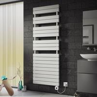 Ximax Elektrobetrieb Badheizkörper P2 Duplex rein elektrisch Weiss 1195 x 600 mm inkl. Heizpatrone 1200 Watt Typ 7 - 