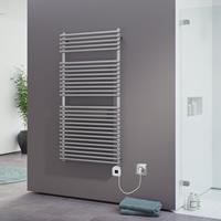 Ximax Elektrobetrieb Badheizkörper Tec Edelstahl rein elektrisch 1197 x 600 mm inkl. Heizpatrone 600 Watt Typ 7 - 
