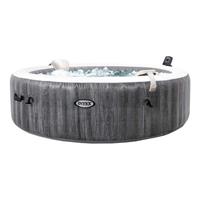 Intex Whirlpool 'Pure Spa Bubble Massage Greywood Deluxe' Ø 196 x 71 cm