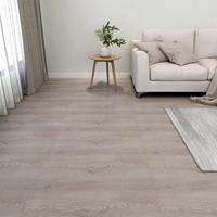 Vloerplanken 20 st zelfklevend 1,86 m PVC taupe