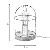 Envostar Envolight Neptuna tafellamp met metalen kap