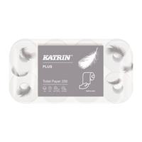 Katrin toiletpapier Plus wit 3laags 250vel per rol, 6x8rollen