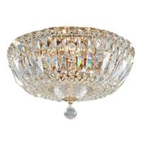 MAYTONI DECORATIVE LIGHTING Klassischer Kronleuchter, Metallrahmen antik-gold, verschiedene Kristalle, excl. 3 X E14 (60W)