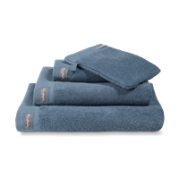 Vandyck Home Uni Vintage Blue Washandje 16x21