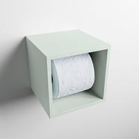 Mondiaz Easy CUBE 160 inbouw/opbouw toiletrolhouder 16x16 Greey