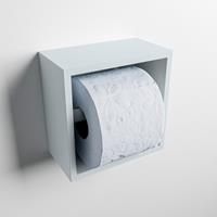 Mondiaz Easy CUBE 160 inbouw/opbouw toiletrolhouder 16x8,6 Clay