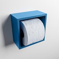 Mondiaz Easy CUBE 160 inbouw/opbouw toiletrolhouder 16x8,6 Jeans