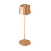 KS Verlichting Oplaadbare Tafellamp Lido Perzik Oranje