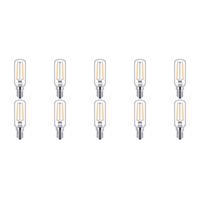 PHILIPS LED Lamp 10 Pack - CorePro Tube Filament 827 T25L - E14 Fitting - 2.1W - Warm Wit 2700K | Vervangt 25W