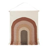 oyoymini OYOY Mini - Follow The Rainbow Wall Rug - Choko