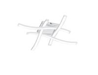 TRIO Leuchten LED Deckenleuchte Route, LED-Modul, Neutralweiß