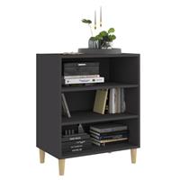 vidaXL Sideboard Grau 57x35x70 cm Spanplatte 