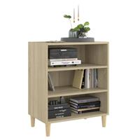 vidaXL Dressoir 57x35x70 cm spaanplaat sonoma eikenkleurig