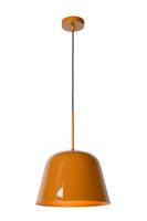 Lucide MISHA Hanglamp-Okerge.-Ø31-1xE27-60W-IP21-Staal