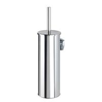 WENKO WC-Garnitur Basic, geschlossen, rostfreier, glänzender Edelstahl