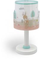 Dalber tafellamp Loving Deer 15 x 30 cm E14 wit/groen/bruin