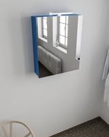 Mondiaz Cubb spiegelkast 60x70x16cm met 1 deur - Jeans