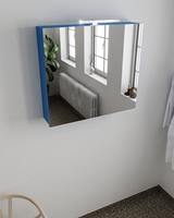 Mondiaz Cubb spiegelkast 80x70x16cm met 2 deuren - Jeans