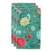 Pip Studio Good Evening Gastendoek 30 x 50 cm - Groen - Set van 3