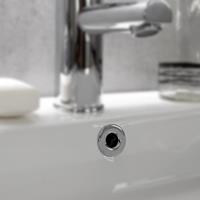 wastafel overloopring ø30mm chroom