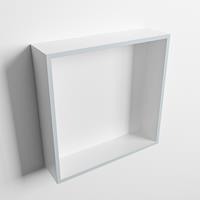 Mondiaz Easy nis 29,5x29,5cm solid surface - Clay / Talc - 1 vak