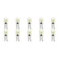 BES LED LED Lamp 10 Pack - Aigi Yvona - G9 Fitting - 2.5W - Helder/Koud Wit 6500K - Mat Wit - Kunststof