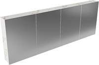 Mondiaz Cubb spiegelkast 200x70x16cm met 4 deuren - Carrara