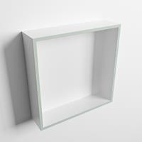 Mondiaz Easy nis 29,5x29,5cm solid surface - Greey / Talc - 1 vak