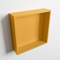 Mondiaz Easy nis 29,5x29,5cm solid surface - Ocher / Ocher - 1 vak