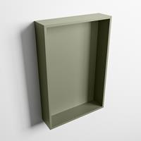 Mondiaz Easy nis 44,5x29,5cm solid surface - Army / Army - 1 vak