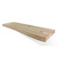 Wood Brothers Zwevende wandplank eiken boomstam 60 x 30 cm