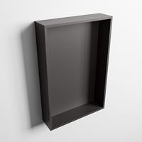 Mondiaz Easy nis 44,5x29,5cm solid surface - DarkGrey / DarkGrey - 1 vak