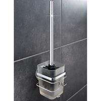 WENKO TurboFIX Edelstahl WC-Garnitur, rostfrei, Befestigen ohne bohren