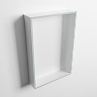 Mondiaz Easy nis 44,5x29,5cm solid surface - Greey / Talc - 1 vak