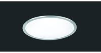 Trio LED Aufbaupanel in Nickel-Matt und Weiß 25W 2500lm 450mm