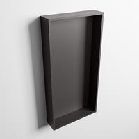 Mondiaz Easy nis 59,5x29,5cm solid surface - DarkGrey / DarkGrey - 1 vak