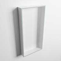 Mondiaz Easy nis 59,5x29,5cm solid surface - Greey / Talc - 1 vak