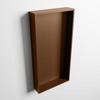 Mondiaz Easy nis 59,5x29,5cm solid surface - Rust / Rust - 1 vak