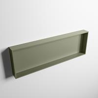 Mondiaz Easy nis 89,5x29,5cm solid surface - Army / Army - 1 vak