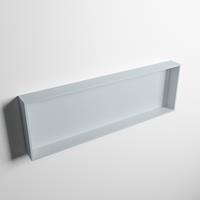 Mondiaz Easy nis 89,5x29,5cm solid surface - Clay / Clay - 1 vak