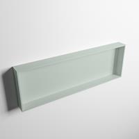 Mondiaz Easy nis 89,5x29,5cm solid surface - Greey / Greey - 1 vak