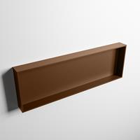 Mondiaz Easy nis 89,5x29,5cm solid surface - Rust / Rust - 1 vak