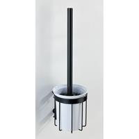 WENKO WC-Garnitur Classic Plus Black, mit hochwertigem Rostschutz