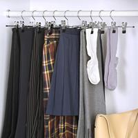 SONGMICS Antislip broekhangers met clips, 20