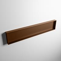 Mondiaz Easy nis 149,5x29,5cm solid surface - Rust / Rust - 1 vak