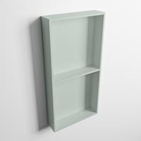 Mondiaz Easy nis 59,5x29,5cm solid surface - Greey / Greey - 2 vakken