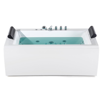 Beliani Whirlpool wit met LED-verlichting MONTEGO