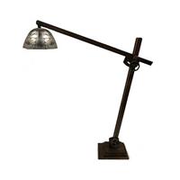 Countrylifestyle Vloerlamp hout met blikken kap