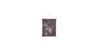 Wandkleed 80*2*100 cm Meerkleurig Hout / textiel Bloemen Rechthoek Wanddoek Wandhanger