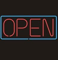 Open Neon Verlichting Groot